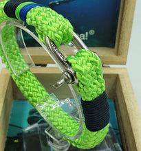 PULSERA NÁUTICA VERDE FLÚOR