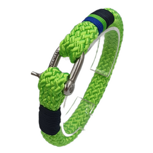 PULSERA NÁUTICA VERDE FLÚOR