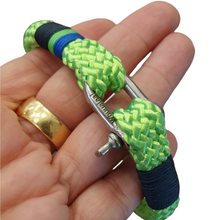 PULSERA NÁUTICA VERDE FLÚOR